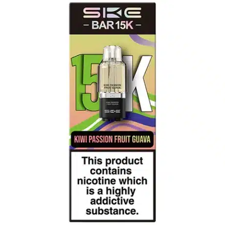 SKE Bar 15K Prefilled Pods Kiwi Passionfruit Guava