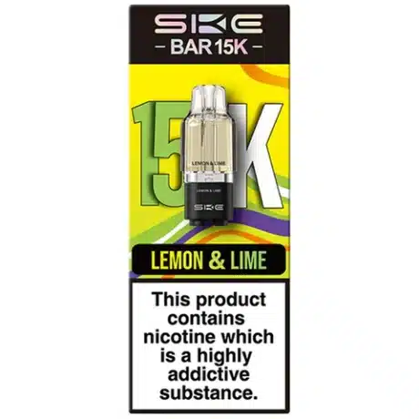 SKE Bar 15K Prefilled Pods Lemon Lime