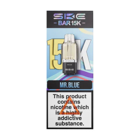 SKE Bar 15K Prefilled Pods Mr Blue