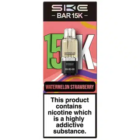 SKE Bar 15K Prefilled Pods Watermelon Strawberry