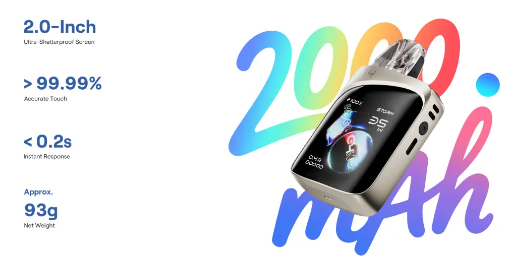 Uwell Caliburn G4 Pro KOKO Pod Kit Battery 2000mAh