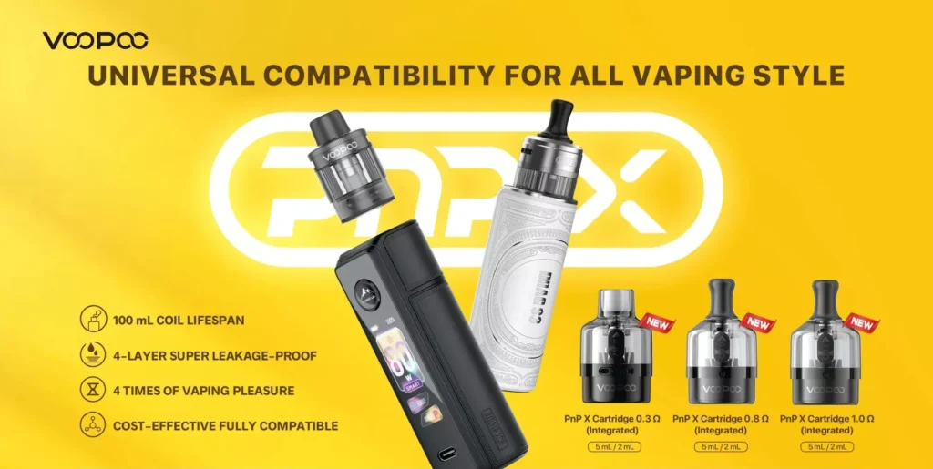 VOOPOO PnP X Pod Cartridges Features