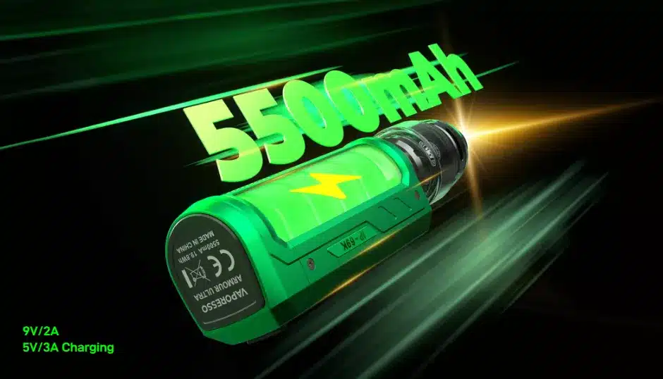 Vaporesso Armour Ultra Vape Kit 5500mAh Internal Battery