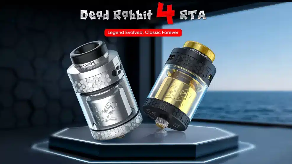 Hellvape Dead Rabbit 4 RTA Promo Image Hellvape Dead Rabbit 4 RTA Promo Image