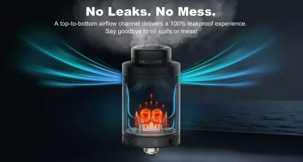 Hellvape Dead Rabbit 4 RTA Top to Bottom Airflow Hellvape Dead Rabbit 4 RTA Top to Bottom Airflow