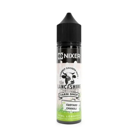 Nixer X Lancashire Creamery Longfill E-Liquid 30ml Custard Cannoli