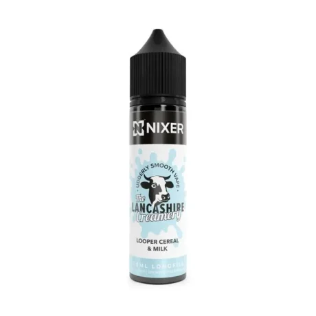 Nixer X Lancashire Creamery Longfill E-Liquid 30ml Looper Cereal & Milk