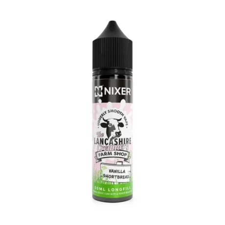 Nixer X Lancashire Creamery Longfill E-Liquid 30ml Vanilla Shortbread
