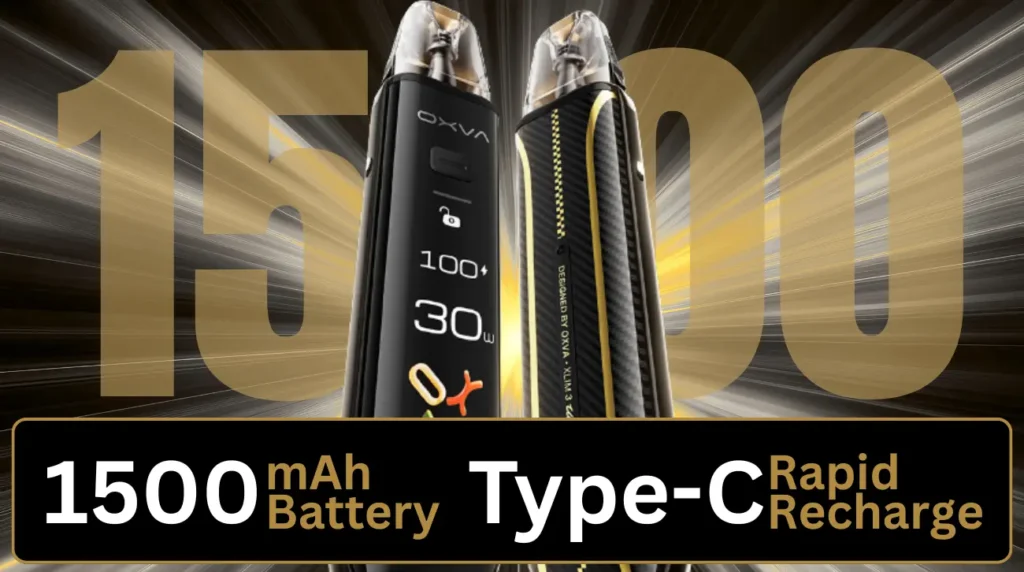 OXVA XLIM 3 Ultra Pod Kit Power & Battery OXVA XLIM 3 Ultra Pod Kit Power & Battery