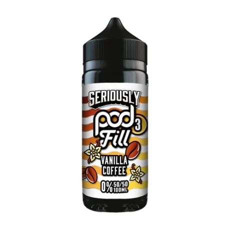 Seriously Pod Fill X3 100ml Vanilla Coffee