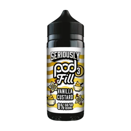 Seriously Pod Fill X3 100ml Vanilla Custard