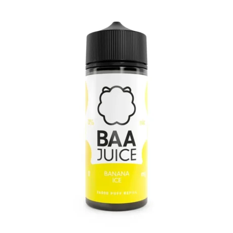 Baa Juice 100ml Shortfill Banana Ice