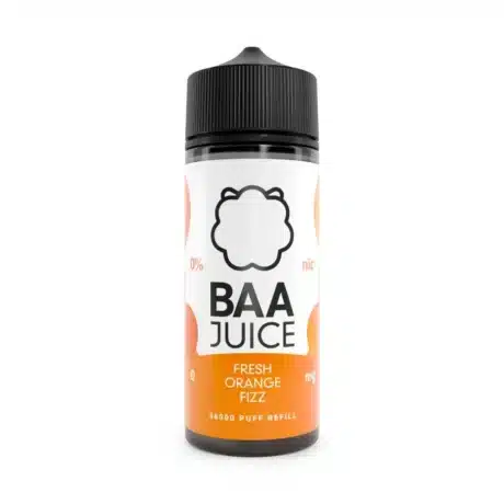 Baa Juice 100ml Shortfill Fresh Orange Fizz