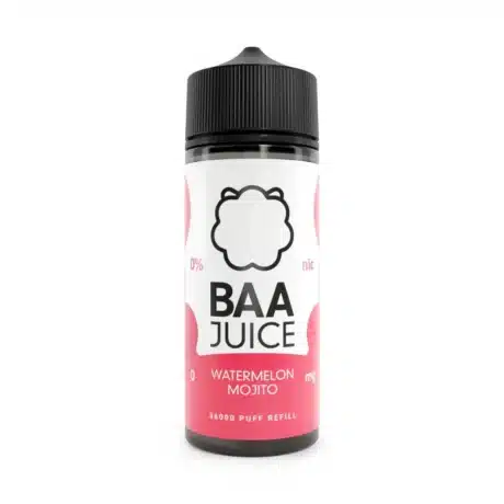 Baa Juice 100ml Shortfill Watermelon Mojito