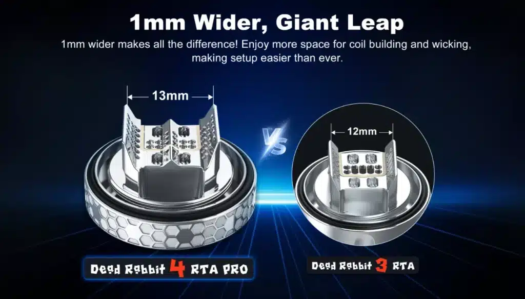 Hellvape Dead Rabbit 4 RTA Pro 13mm Build Deck