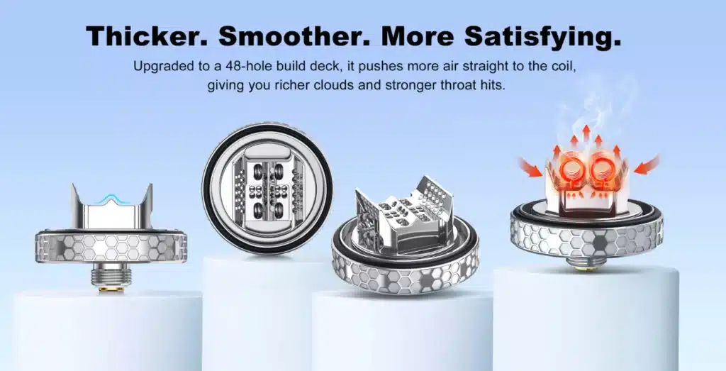 Hellvape Dead Rabbit 4 RTA Pro 48 Hole Build Deck