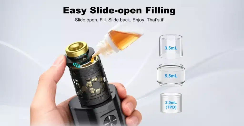 Hellvape Dead Rabbit 4 RTA Pro Slide Open