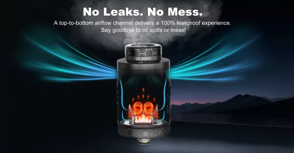 Hellvape Dead Rabbit 4 RTA Pro Top to Bottom Airflow