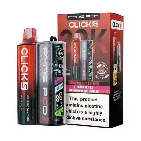 Pyne Pod Click S 30K Prefilled Pod Kit Strawberry Edition