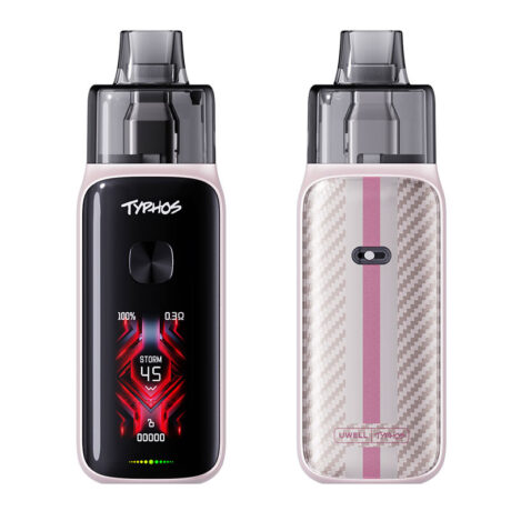 Uwell Typhos Pro Pod Vape Kit Sakura Pink