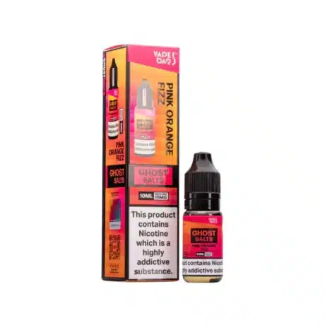 Vapes Bars Ghost Nic Salts Pink Orange Fizz