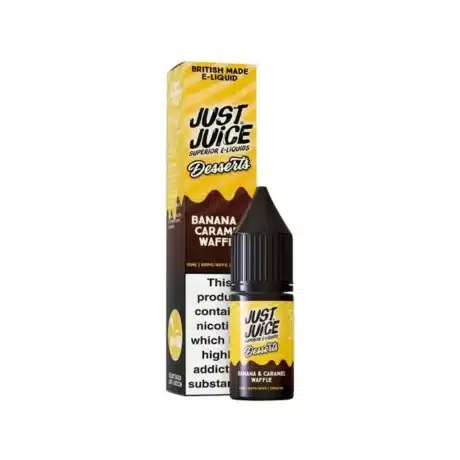 Just Juice Desserts Nic Salts 10ml Banana & Caramel Waffle