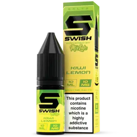 Swish X Mix Labs Nic Salts 10ml Kiwi Lemon