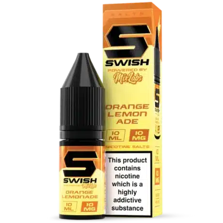 Swish X Mix Labs Nic Salts 10ml Orange Lemonade