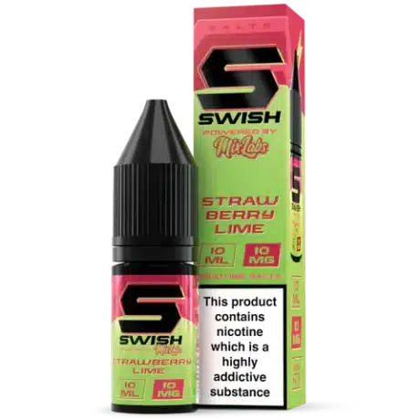 Swish X Mix Labs Nic Salts 10ml Strawberry Lime