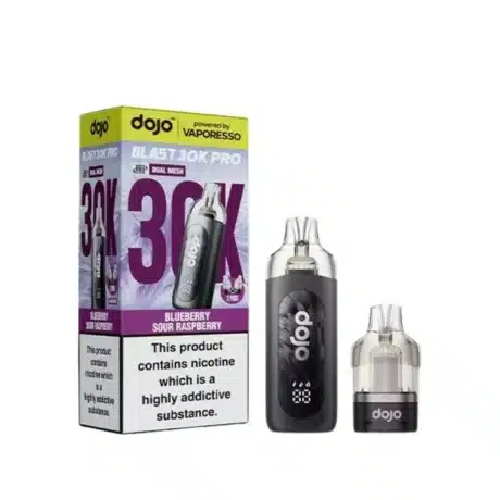 Vaporesso Dojo Blast 30K Pro Prefilled Pod Kit Blueberry Sour Raspberry