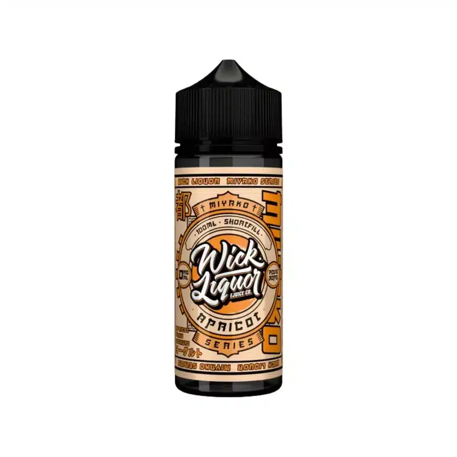 Wick Liquor Miyako Yoghurt 100ml Shortfill E-Liquid Apricot