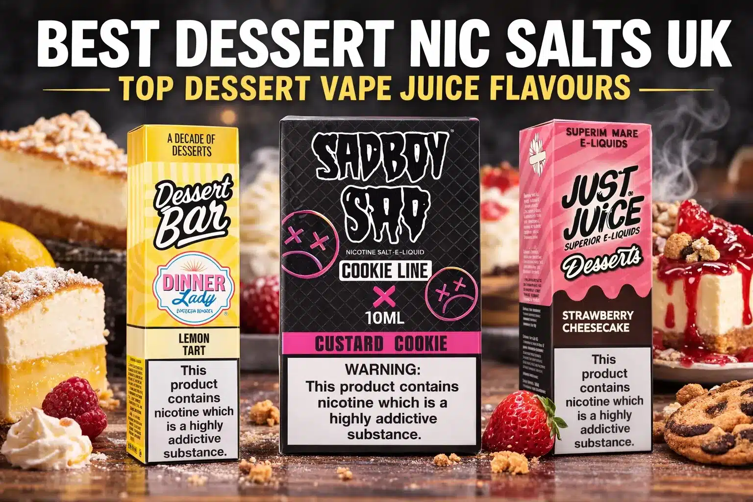 Best Dessert Nic Salts UK 2026