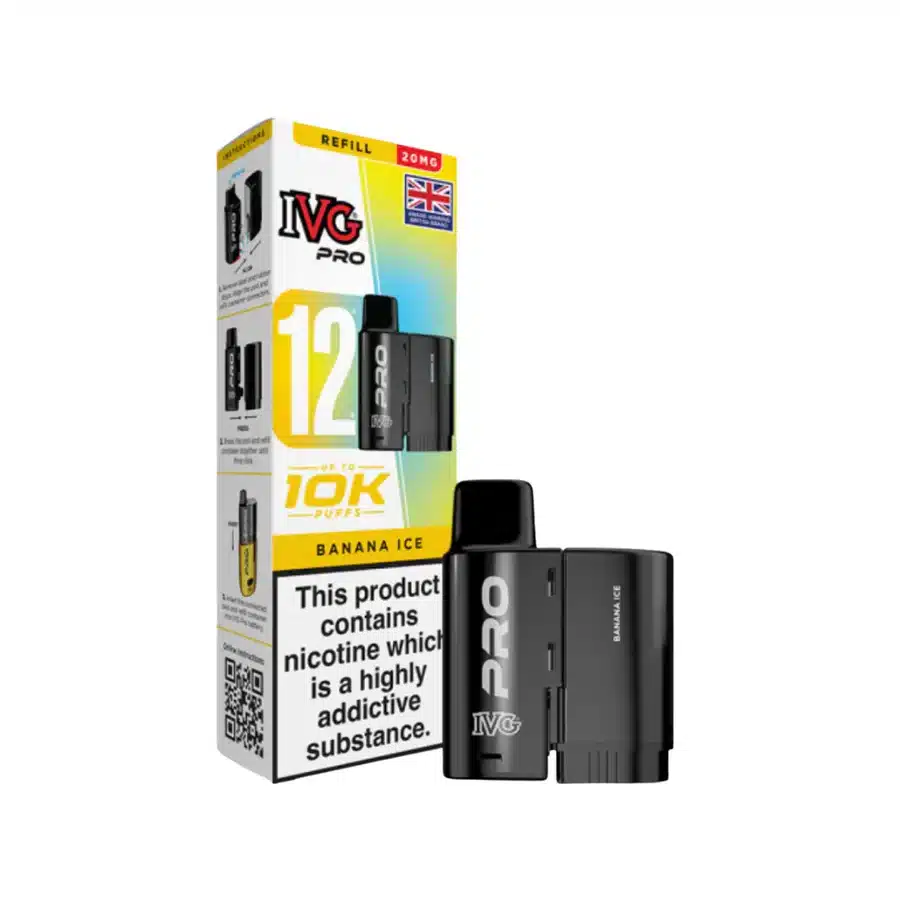 IVG Pro 12 Refill Pods Banana Ice