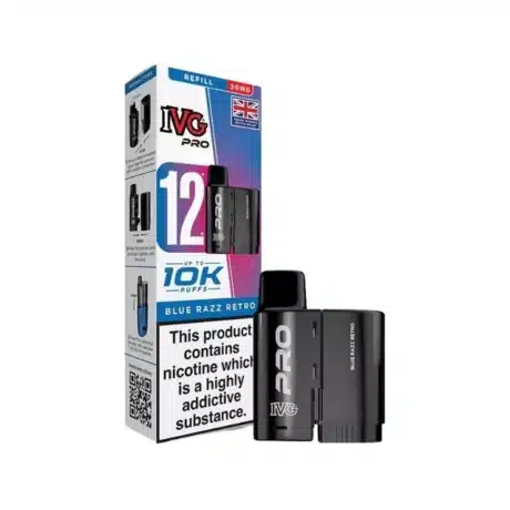 IVG Pro 12 Refill Pods Blue Razz Retro