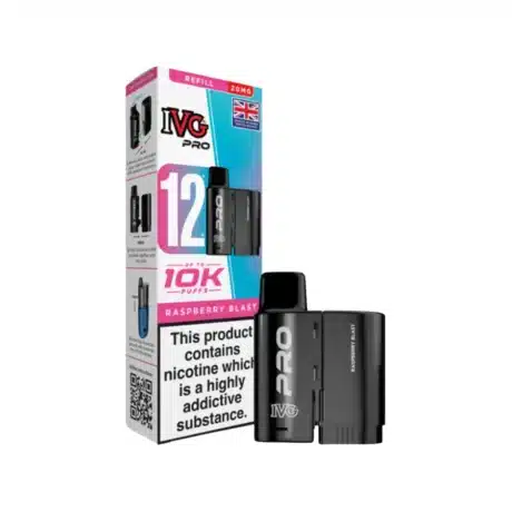 IVG Pro 12 Refill Pods Raspberry Blast