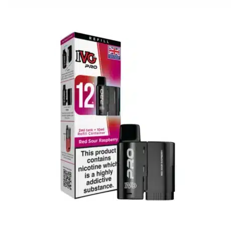 IVG Pro 12 Refill Pods Red Sour Raspberry