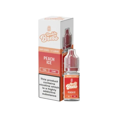 Ohm Brew Double Brew Bar Series 10ml Nic Salts Peach Ice
