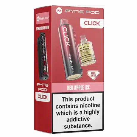 Pyne Pod Click 50K Prefilled Pods Red Apple Ice