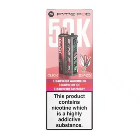 Pyne Pod Click 50K Vape Kit Strawberry Edition