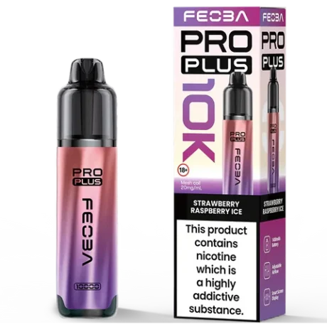 Feoba Pro Plus 10K Prefilled Pod Kit Strawberry Raspberry Ice
