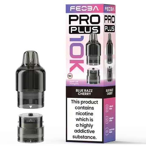 Feoba Pro Plus 10K Prefilled Pods Blue Razz Cherry