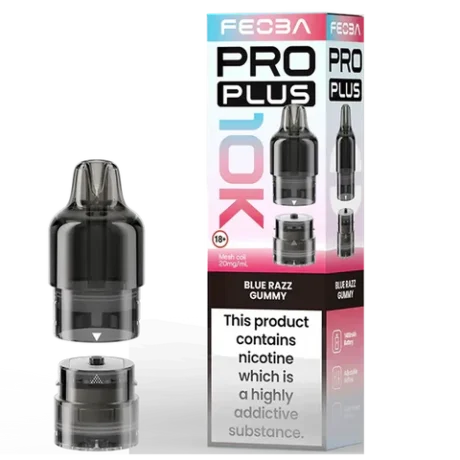 Feoba Pro Plus 10K Prefilled Pods Blue Razz Gummy