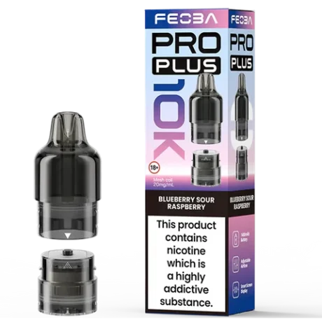 Feoba Pro Plus 10K Prefilled Pods Blueberry Sour Raspberry