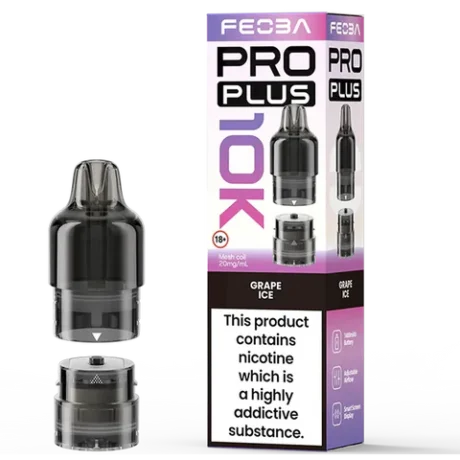 Feoba Pro Plus 10K Prefilled Pods Grape Ice