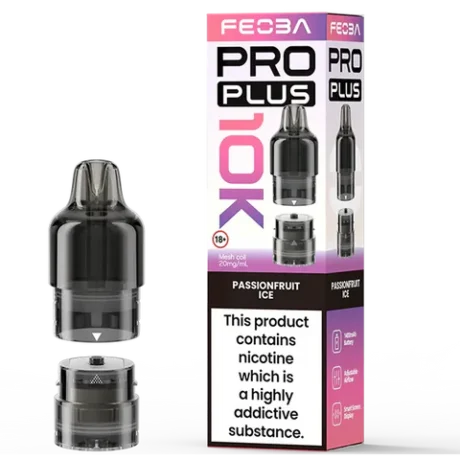 Feoba Pro Plus 10K Prefilled Pods Passionfruit Ice