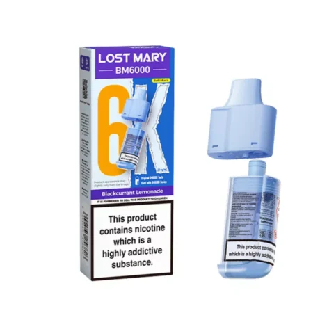 Lost Mary BM6000 Refill Pods Blackcurrant Lemonade