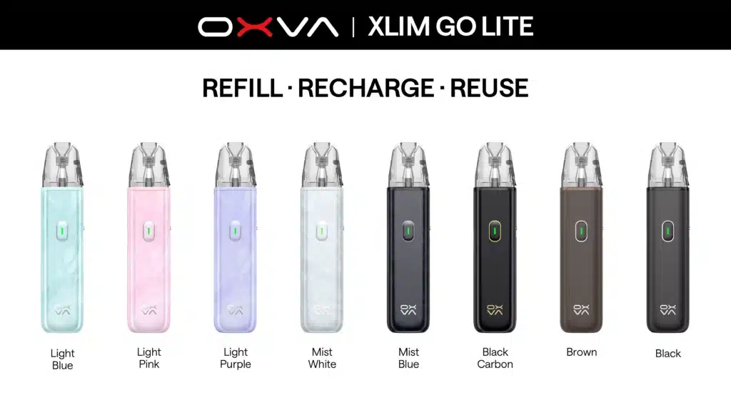 OXVA Xlim Go Lite Pod Kit Colours