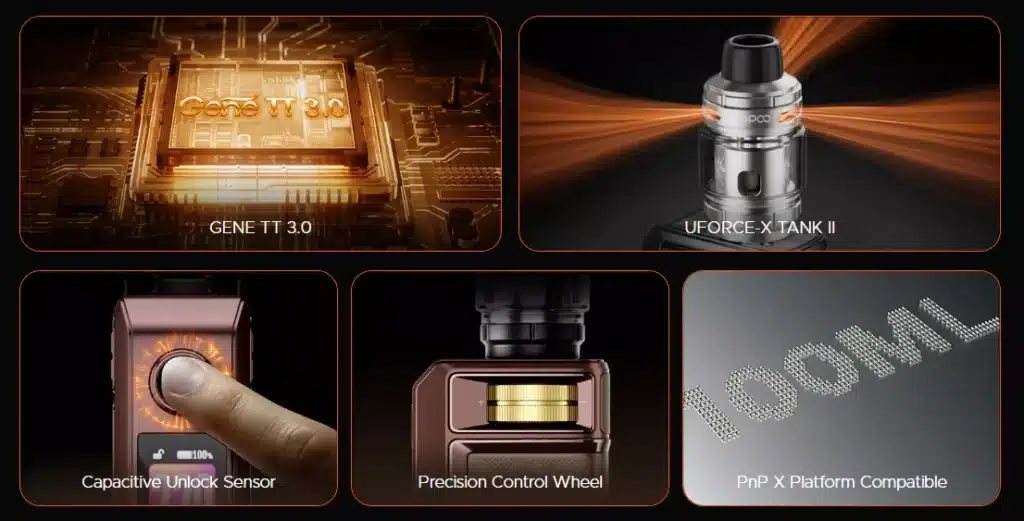 VOOPOO Drag 6 Vape Kit Key Features