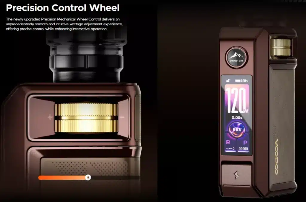 VOOPOO Drag 6 Vape Kit Precision Control Wheel