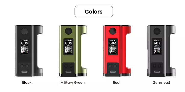 Dovpo Flipside Squonk Mod Colours